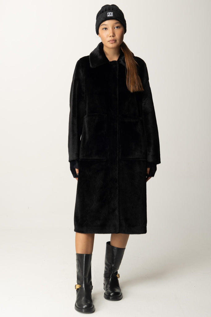 Montereggi Cappotto In Maglia FW47545 W 998 GAUGIN NERO