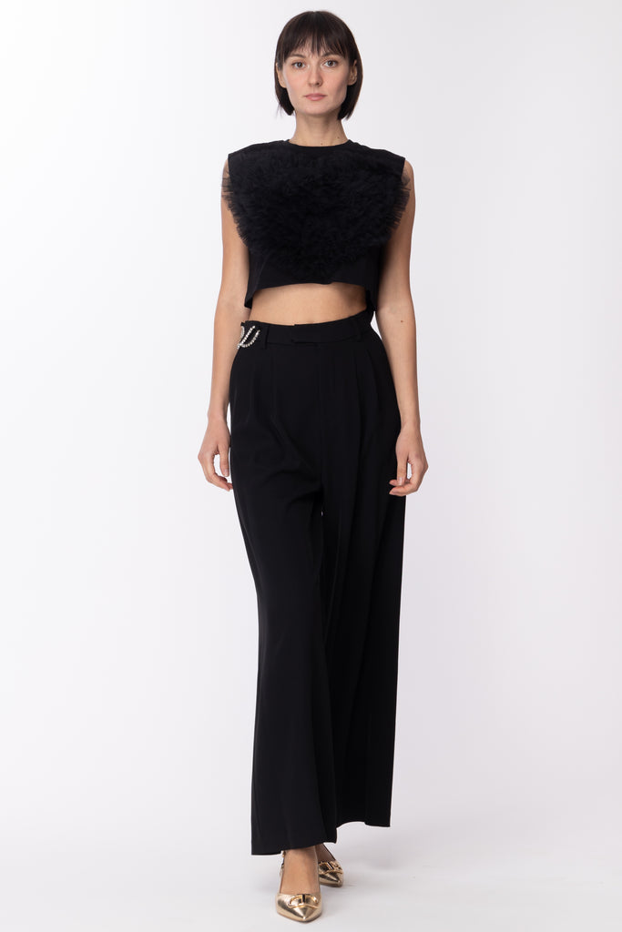 Aniye By Crop Top Dolly con Tulle 185879 BLACK