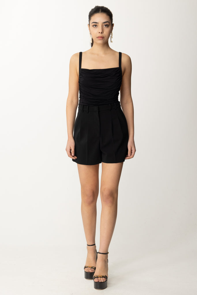 Patrizia Pepe Shorts In Crepe 8P0597 A6F5 NERO