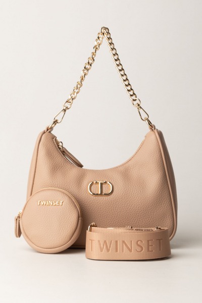 Twin-Set  Shoulder bag with chain 242TB7312 ROSA CIPRIA