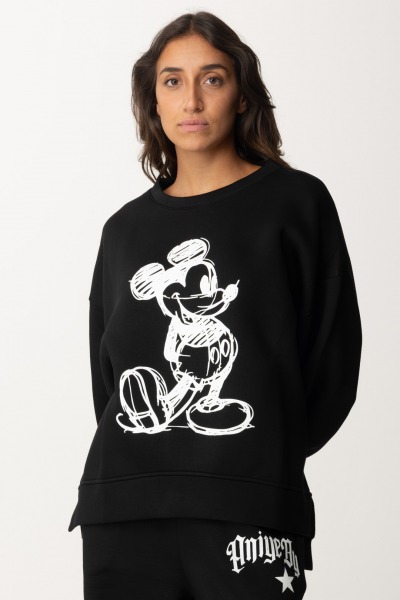 Aniye By  Neopren-Sweatshirt mit Mickey-Aufdruck 181478 BLACK