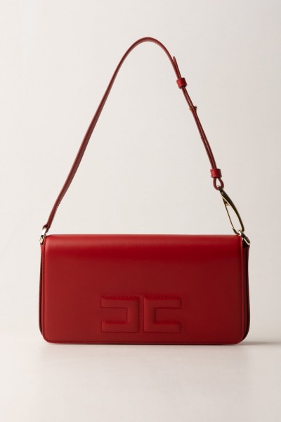 Elisabetta Franchi  Borsa con logo embossed BS82N47E2 RED PASSION