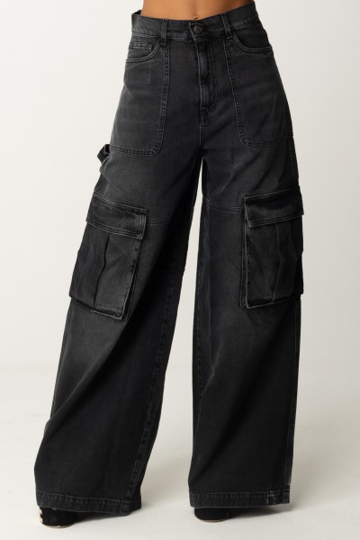 Aniye By  Tina Low-Waist Cargo Jeans 181506 BLACK USED