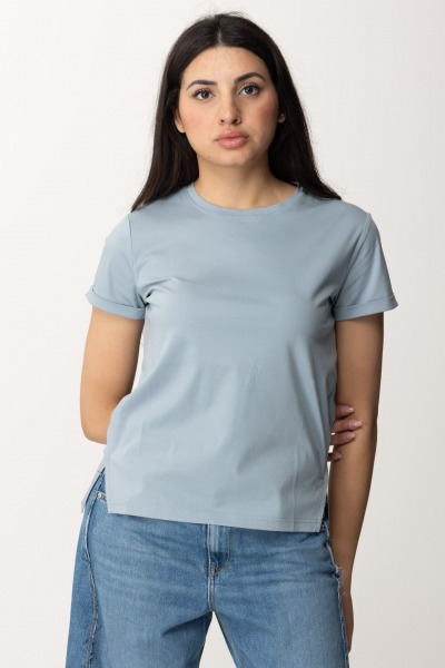 People Of Shibuya  T-shirt en cotton GIFUPM444AZZURRO