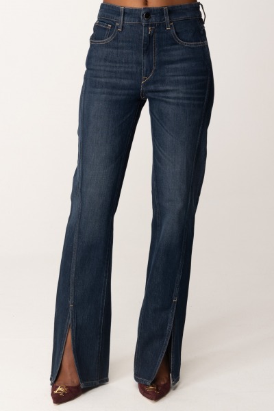 Replay  Jeans with slits WA527 000809 781 DARK BLUE