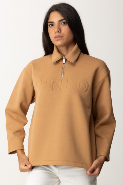 Pinko  Jersey largo con logo en relieve 104234 A25J M20