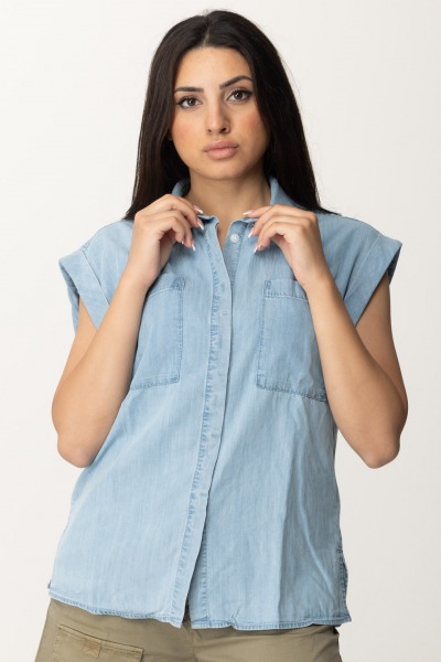 Replay  CAMICIA W2364 00054E67B LIGHT BLUE