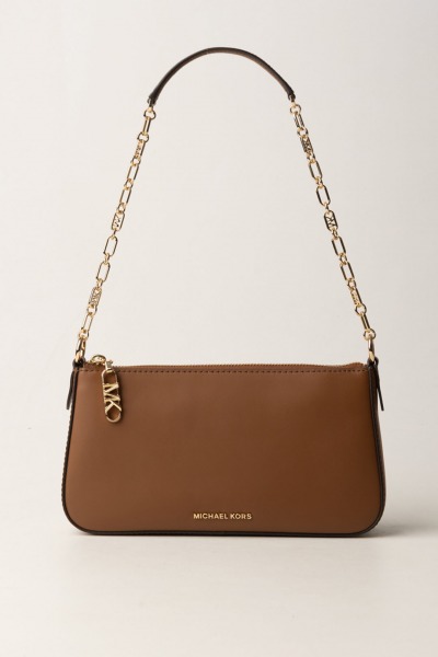 Michael Kors  Pochette moyenne en cuir avec logo 32H3G8EW6L LUGGAGE