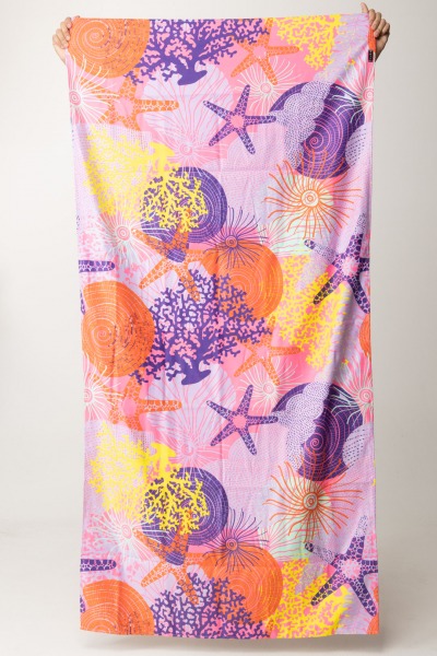 Me Fui  Double patterned Seashell beach towel MF24-A051X1 FANTASIA
