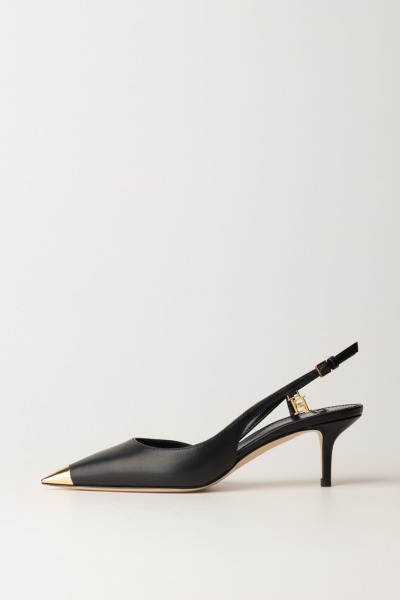 Elisabetta Franchi  Slingback with metal tip SA07L46E2 NERO