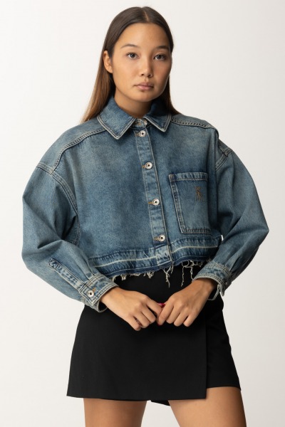 Patrizia Pepe  Cropped denim shirt 8C0721 D1WZB VINTAGE WASH