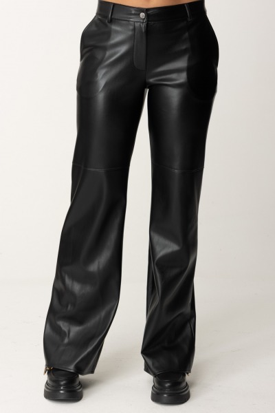 Patrizia Pepe  Pantalon en simili cuir 8P0623 E005 NERO