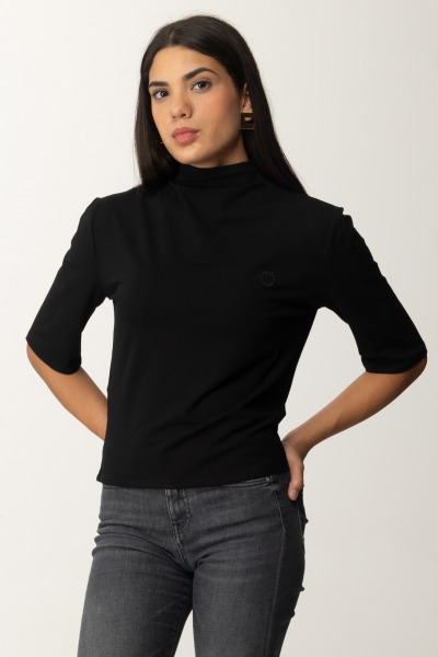 Pinko  Turtleneck sweater with &quot;Love Birds&quot; logo 104167 A1DE Z99