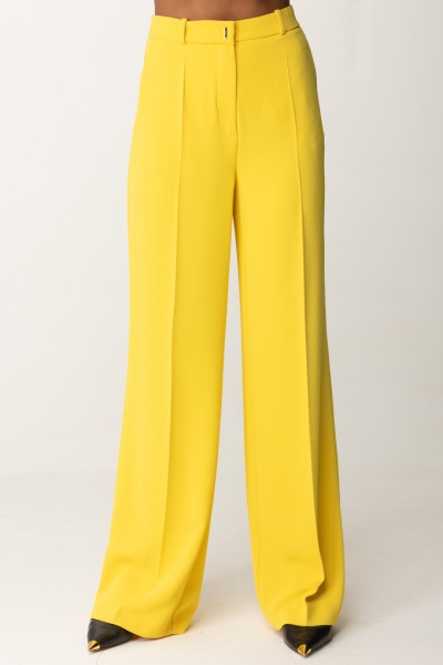 Elisabetta Franchi  Wide leg straight pants PA02746E2 MIMOSA