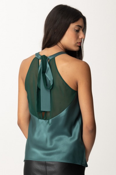 Pinko  Satin Top with Bow 103874 A206 S1A