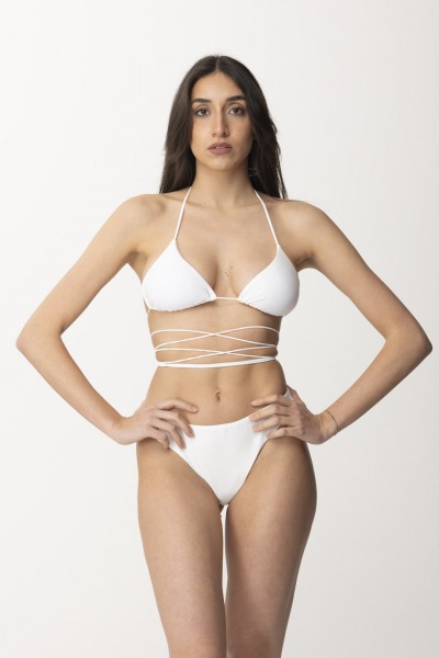 Me Fui  Geflochtener Bikini MF24-0310WH WHITE