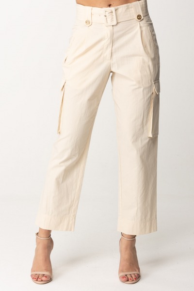 Twin-Set  Cargo trousers 241TT2052 PARCHMENT