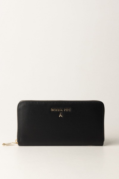 Patrizia Pepe  Leather zip-around wallet 8Q4879 L061 NERO