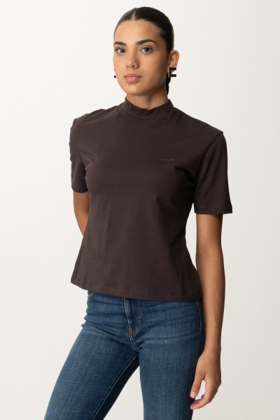 Pinko  Camiseta de cuello alto con logo bordado 104188 A251 L72