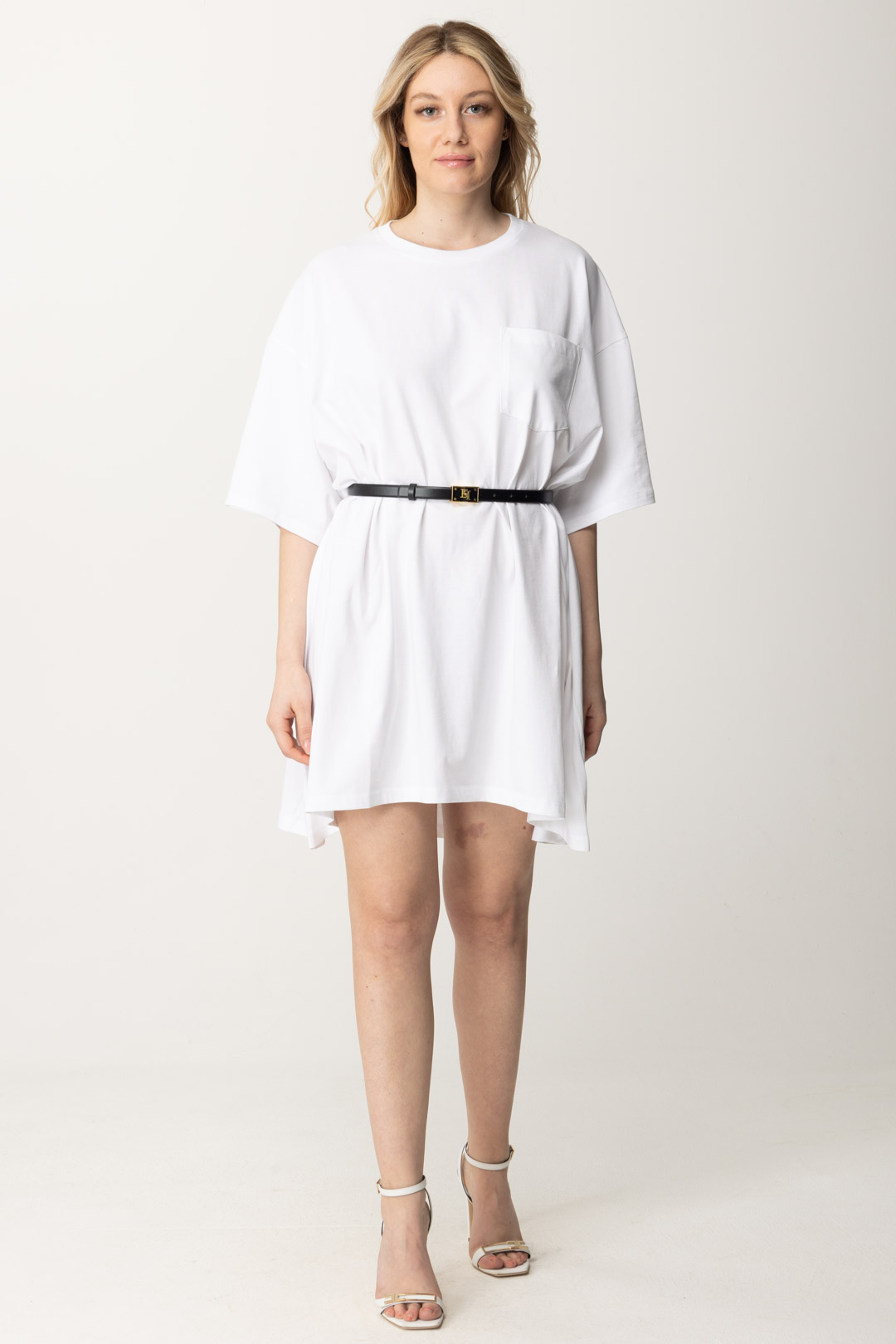 Vista previa: Replay vestido camiseta WHITE