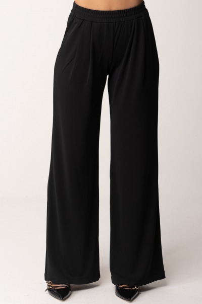 Twin-Set  Pantalon palazzo élastique 242LI2BNN NERO