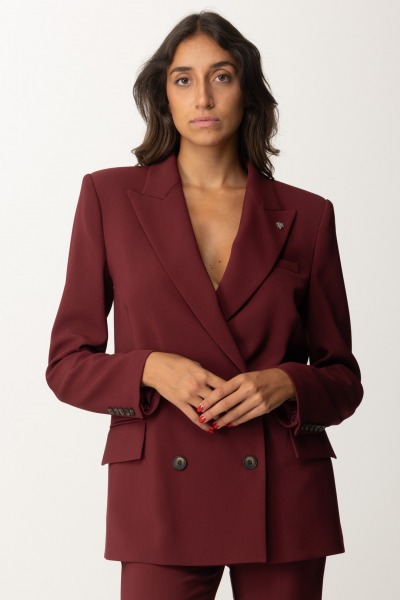 Aniye By  Loren Double-Breasted Blazer 181362 ROUGE NOIR