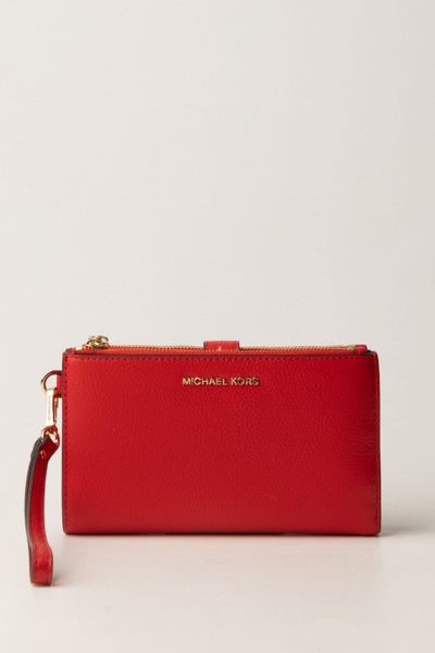 Michael Kors  Portfel Jet Set z paskiem 34F9GAFW4L LACQUER RED