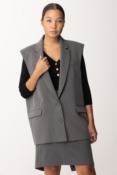 Patrizia Pepe  Gilet over 2S1512 A498 GRAY MELANGE