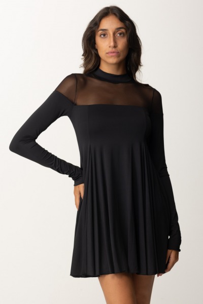 Aniye By  Mini robe de poupée avec transparence Jett 181399 BLACK