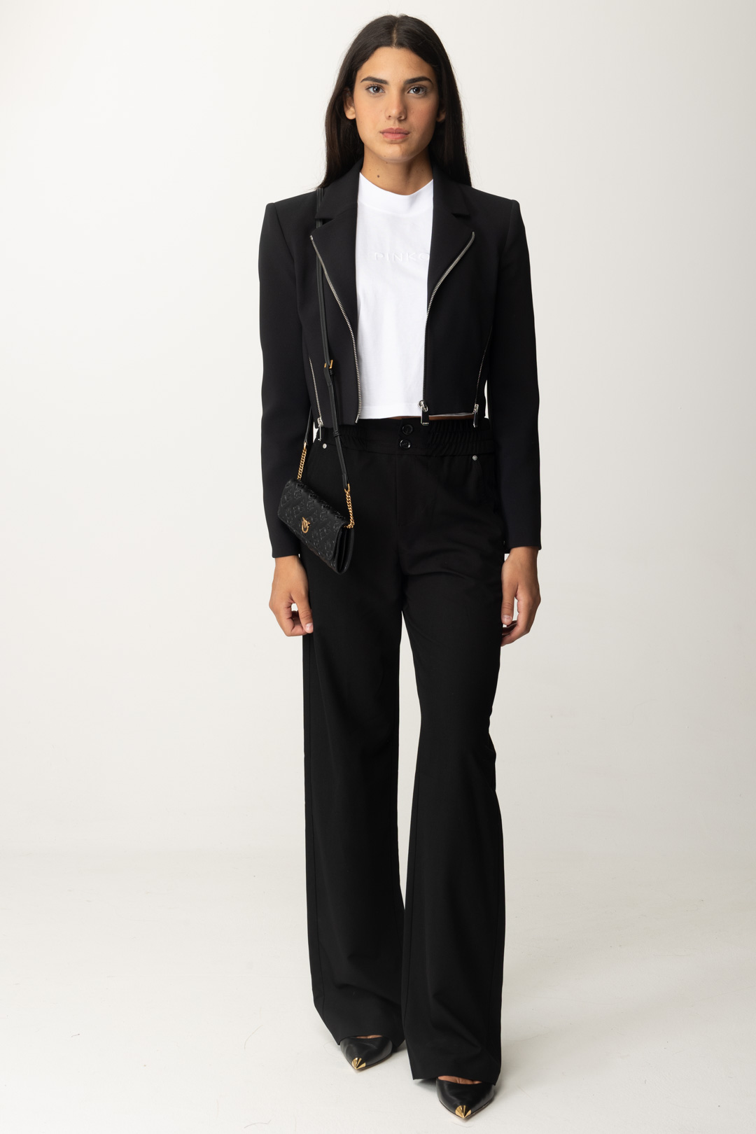 Preview: Pinko Cropped jacket NERO LIMOUSINE