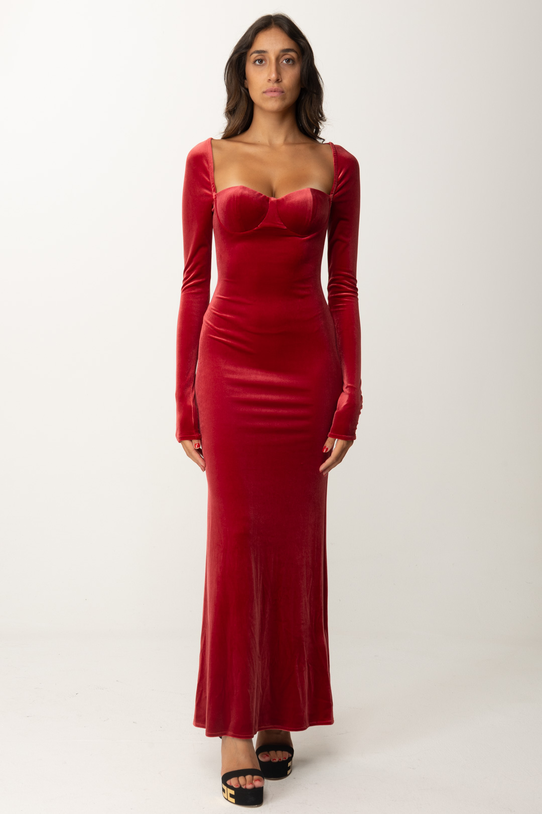 Preview: Aniye By Long dress Maris Deep Red