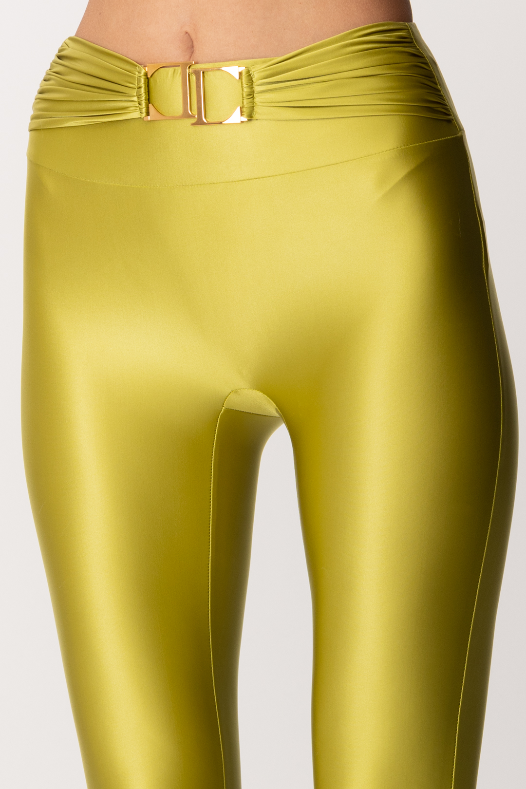 Buy PKYC Women's Lycra Shimmer Leggings 08-38, Light Gold, 38 at