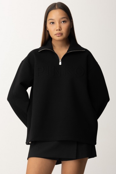 Pinko  Oversized Zip-Up Sweatshirt 104234 A25J Z99