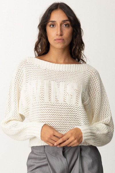 Twin-Set  Open-Knit Wool Blend Sweater 242TP3231 NEVE