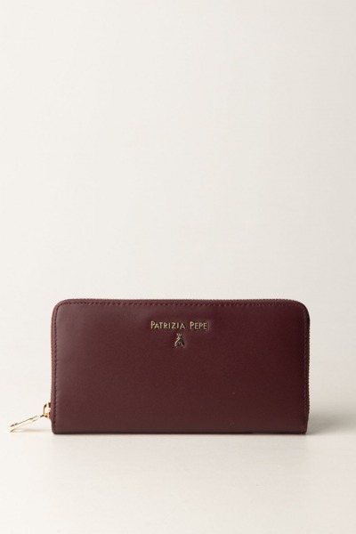 Patrizia Pepe  Leather zip-around wallet 8Q4879 L061 DARK PLUM