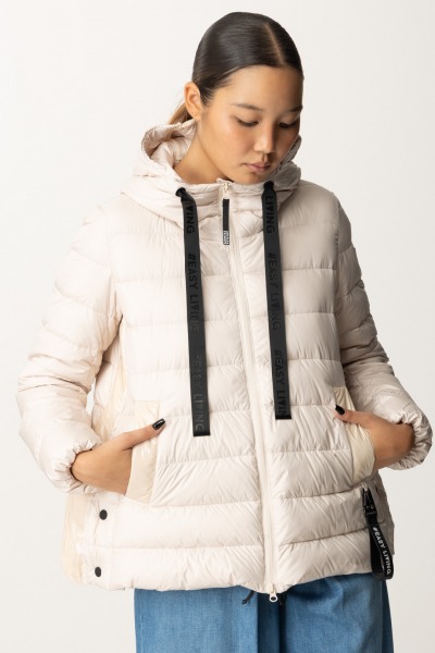 MONTEREGGI  Short padded coat FW47530 704 MOOD MANDORLA