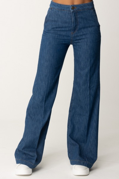 Twin-Set  Tailored wide leg jeans 242TP2612 DENIM