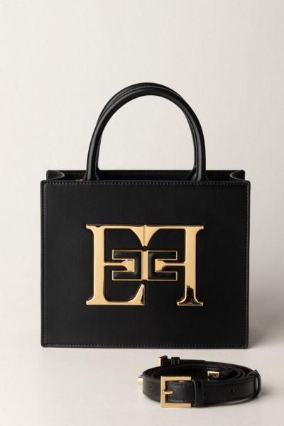 Elisabetta Franchi  Mała torebka z logo BS06A46E2 NERO