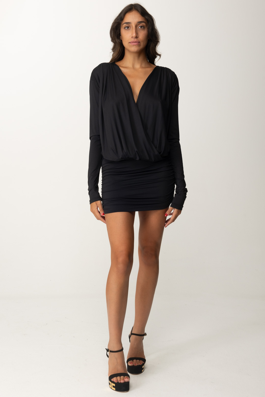 Preview: Aniye By Jett Draped Mini Dress Black