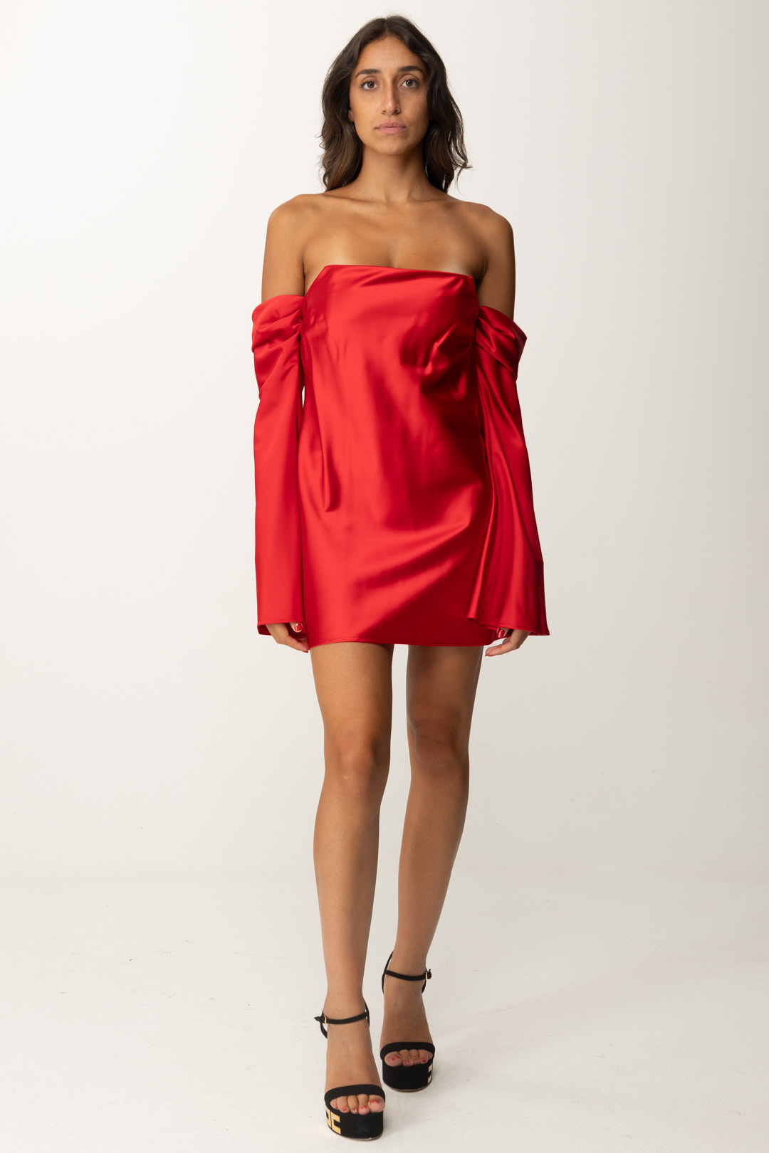 Aperçu: Aniye By Mini-robe Vera en satin stretch RED HOT