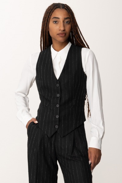 Manila Grace  Striped Men Fit Waistcoat G154PR FANTASIA