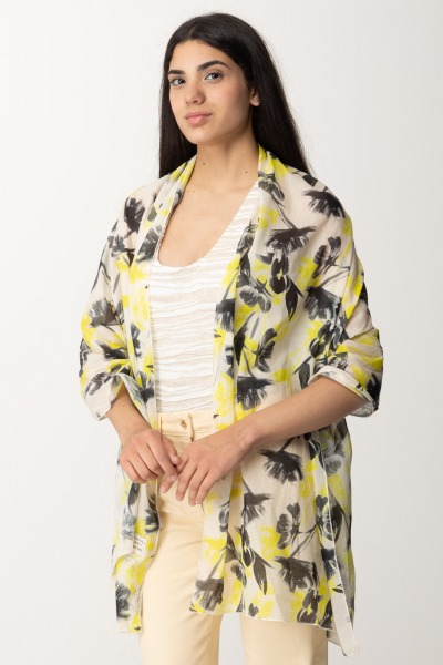 Alessia Santi  Floral print shoulder wrap 411SD95010 BURRO-NEON