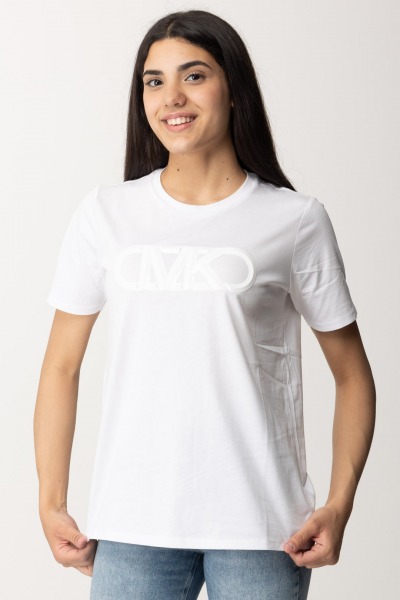 Michael Kors  Camiseta con logo central MS451EA97J WHITE