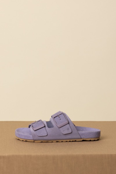 Manebi  Suede Traveler Nordic Sandals R63RT WISTERIA LILAC