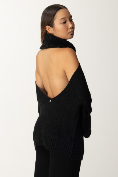 Aniye By  Maya Maxi Pullover with Back Cut-Out 181013 BLACK