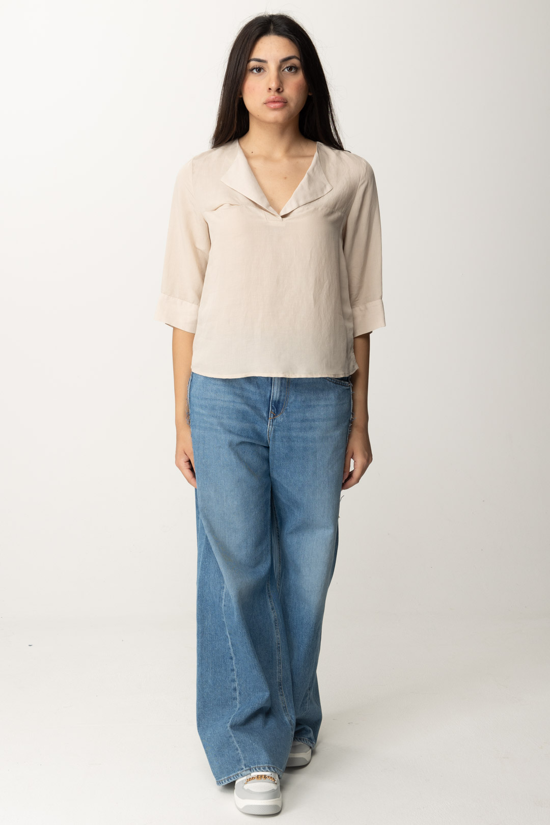 Preview: Alessia Santi Lightweight blouse Burro