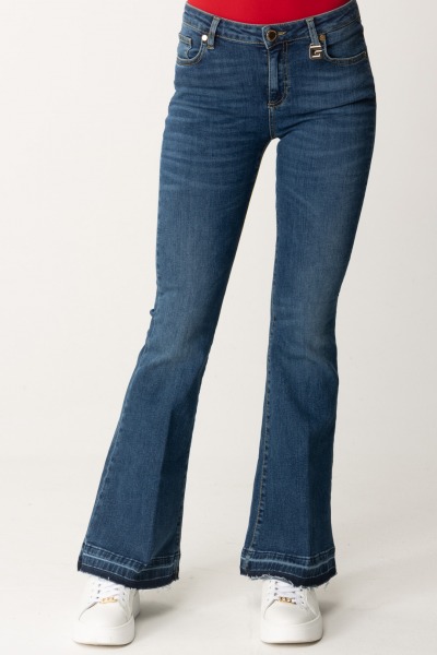 Gaelle Paris  Jeans flare a vita alta GAABW01114 BLU