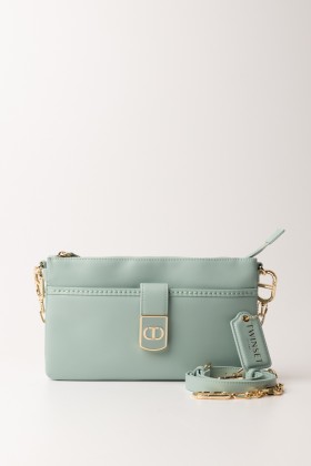 Twinset Logo Crossbody Bag In Multicolor